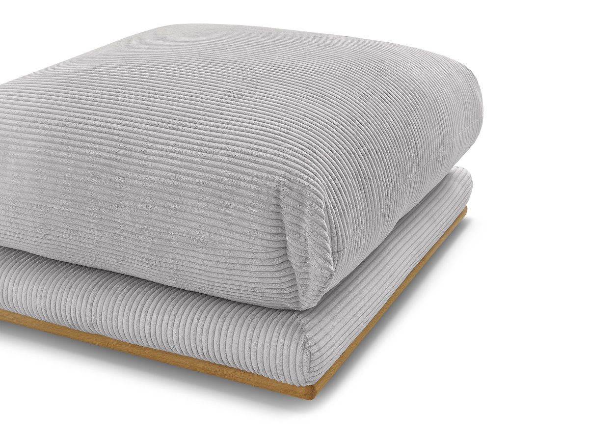 ERNEST corduroy stoffen poef