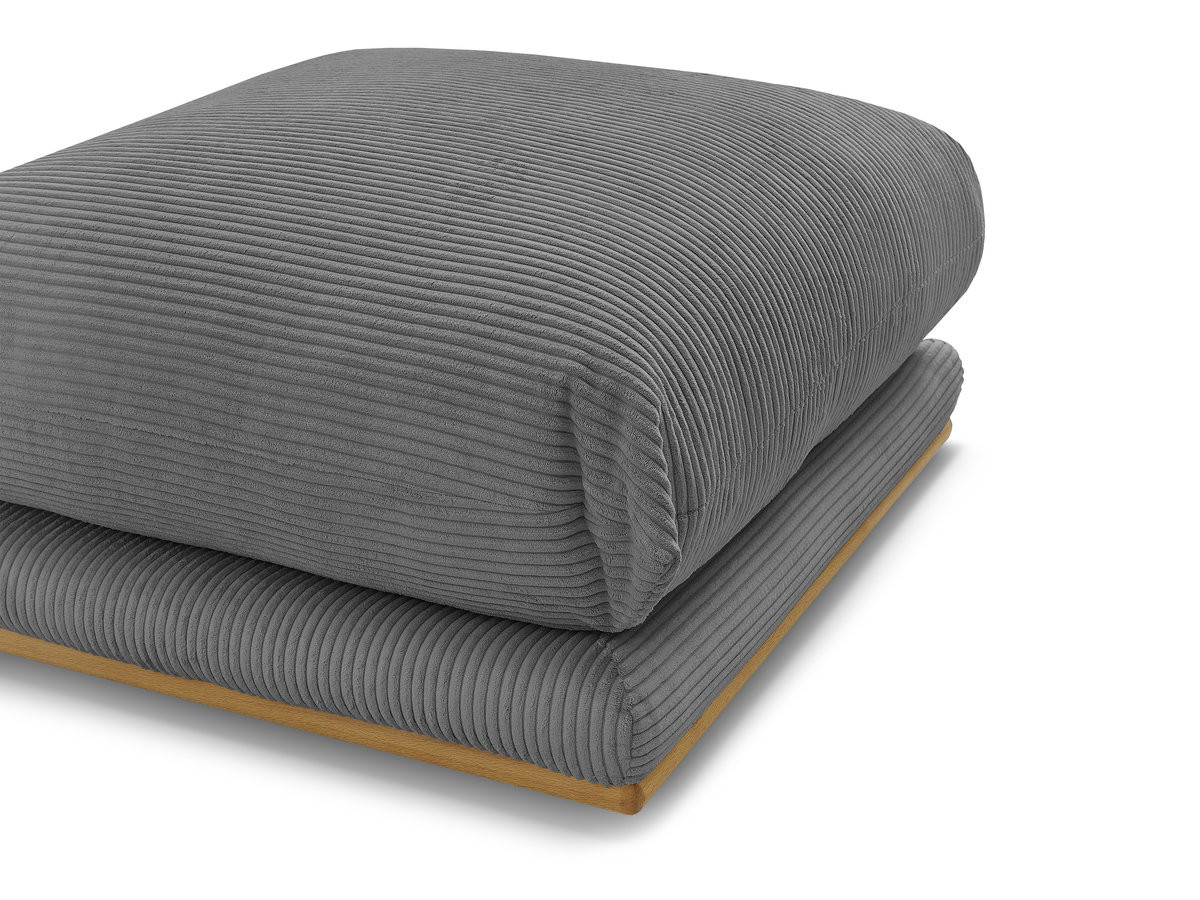 ERNEST corduroy stoffen poef