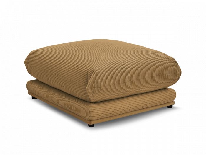 Pouf ERNEST tissu velours côtelé