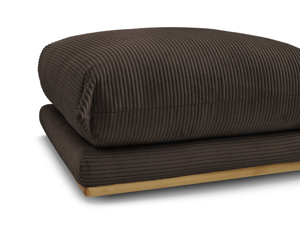ERNEST corduroy stoffen poef