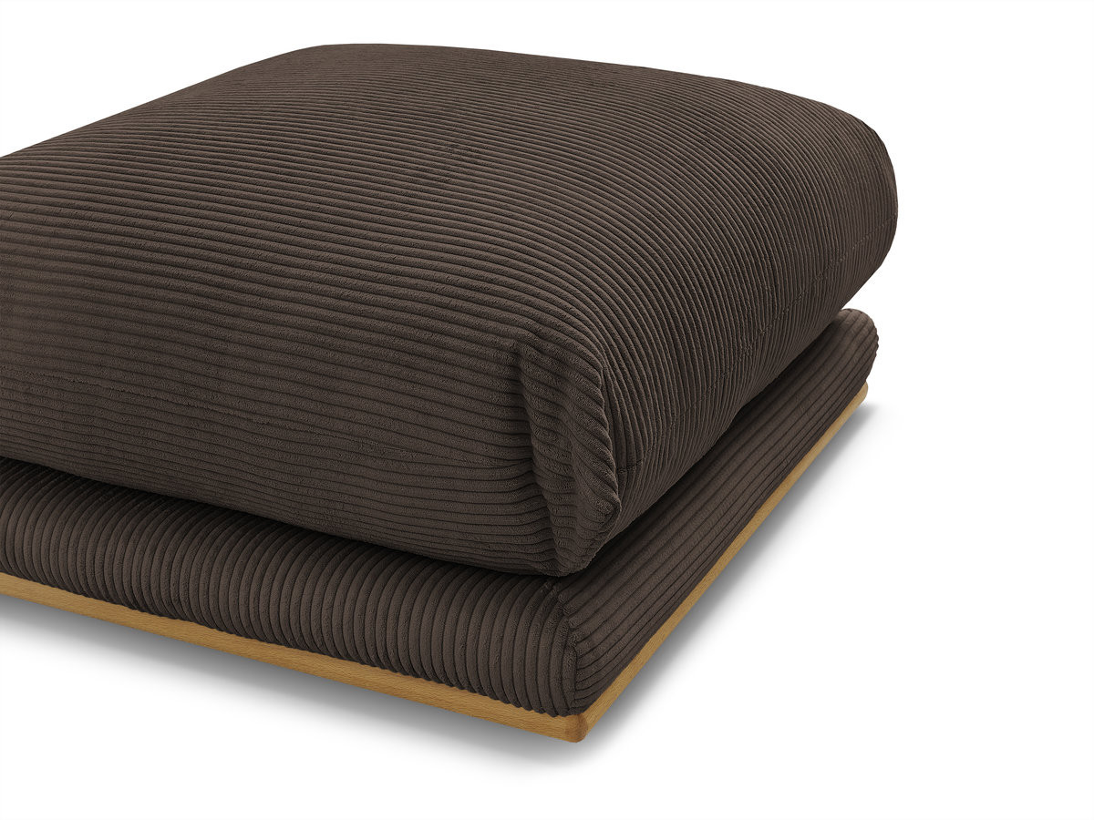 ERNEST corduroy stoffen poef