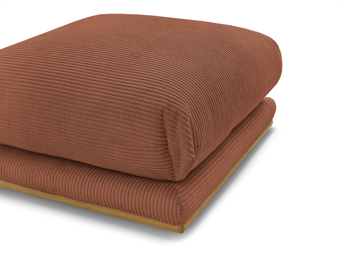 ERNEST corduroy stoffen poef