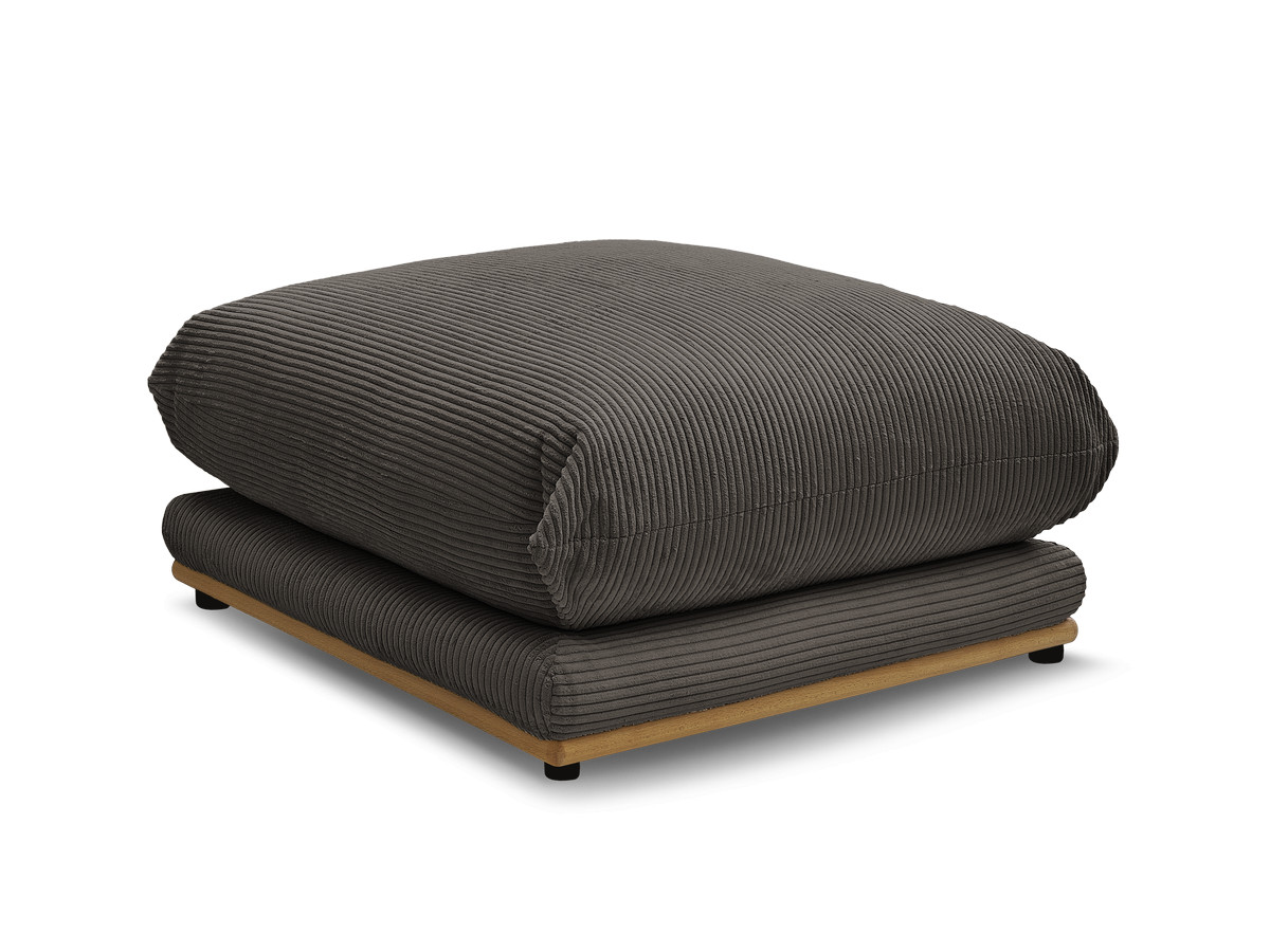 ernest corduroy stoffen poef gekleurd wrat
