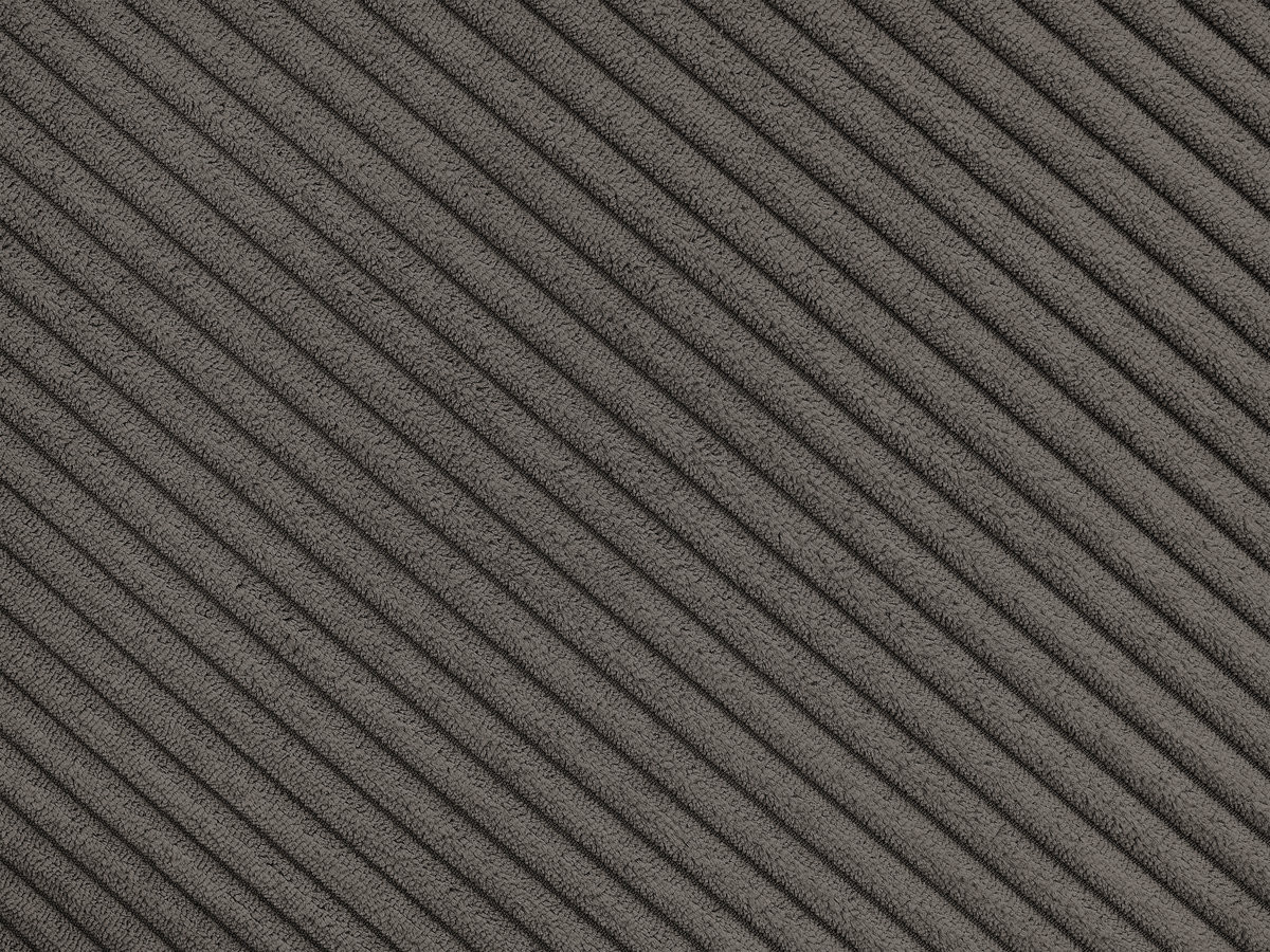 Pouf ERNEST velours côtelé taupe — vue 6