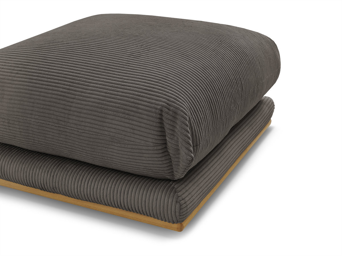 ERNEST corduroy stoffen poef