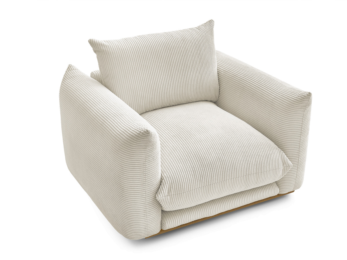 Fauteuil ERNEST tissu velours côtelé