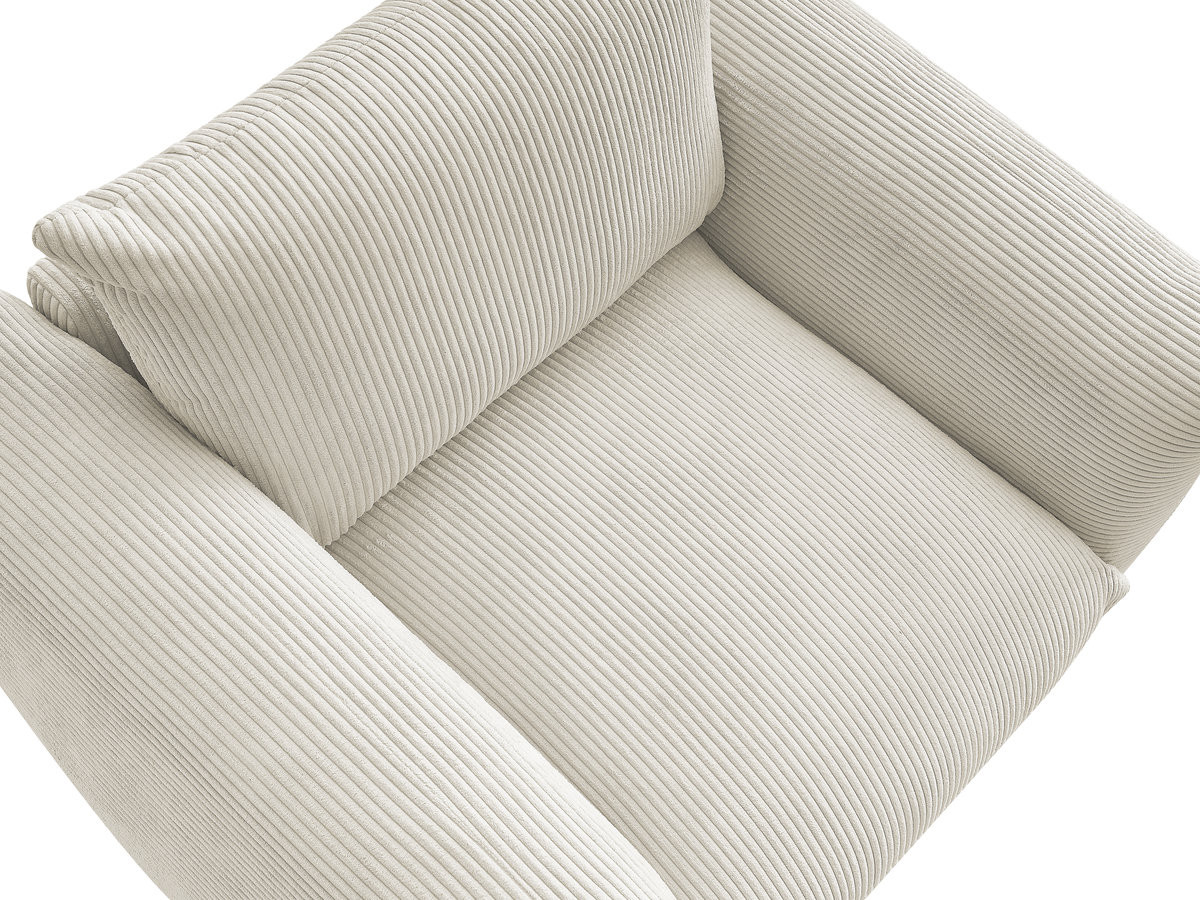 Fauteuil ERNEST tissu velours côtelé
