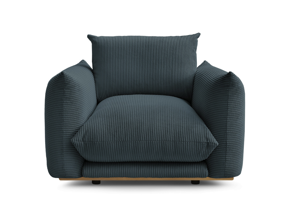 Fauteuil ERNEST tissu velours côtelé