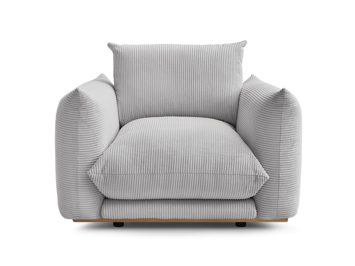 Fauteuil ERNEST tissu velours côtelé