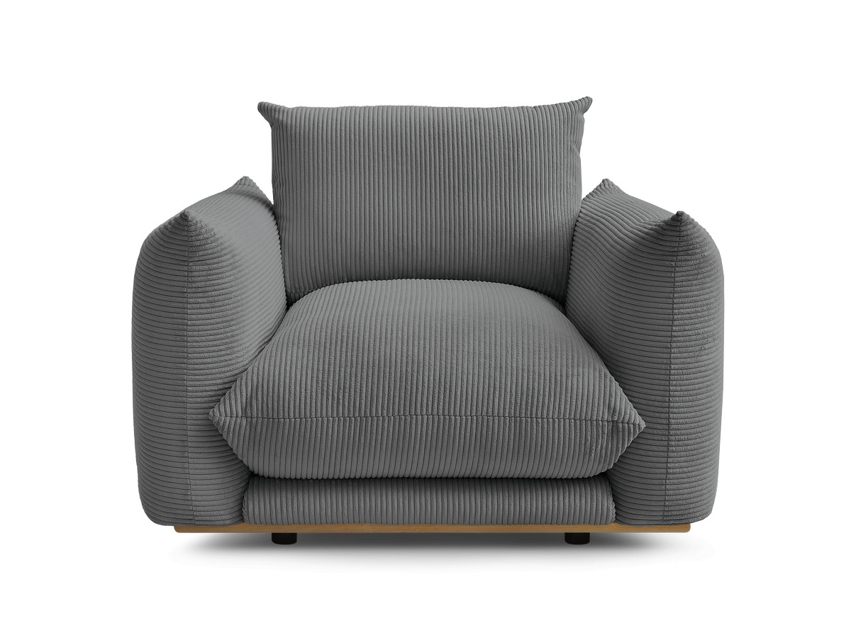 Fauteuil ERNEST tissu velours côtelé