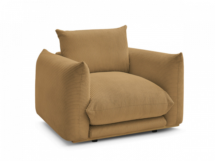 Fauteuil ERNEST tissu velours côtelé