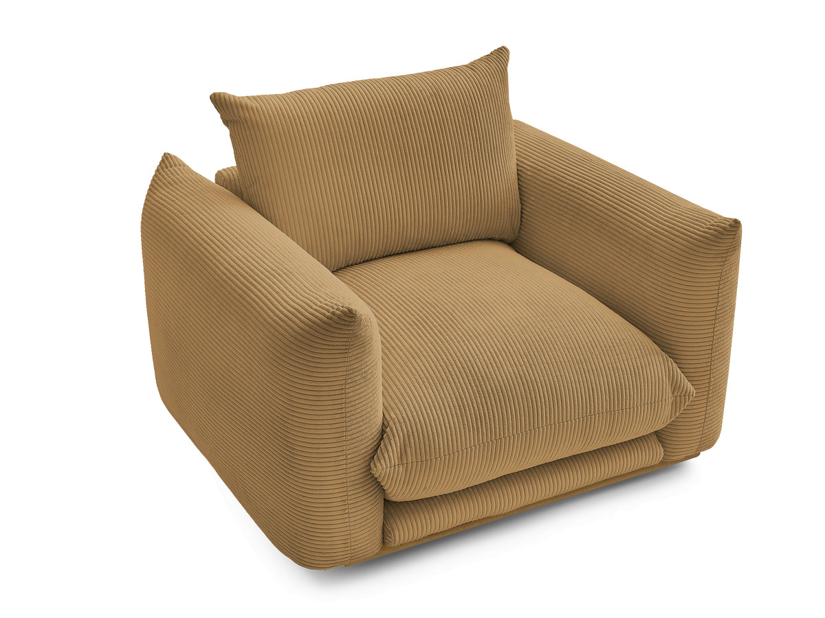 Fauteuil ERNEST tissu velours côtelé