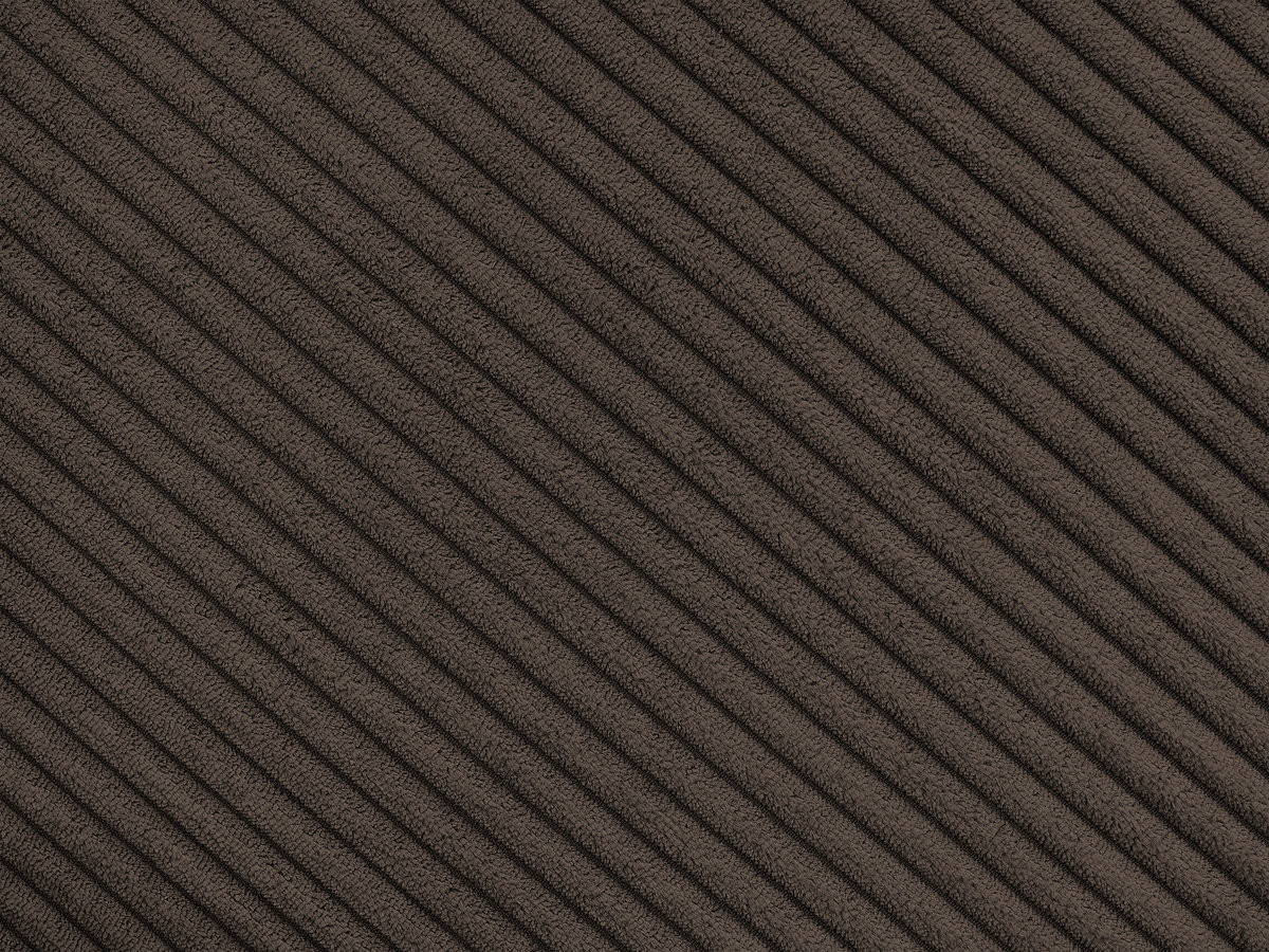 Fauteuil ERNEST velours côtelé marron — vue 6