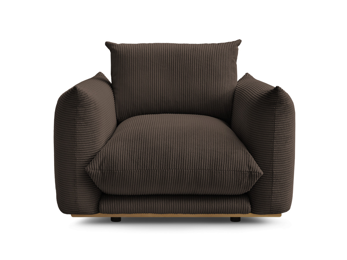 Fauteuil ERNEST tissu velours côtelé
