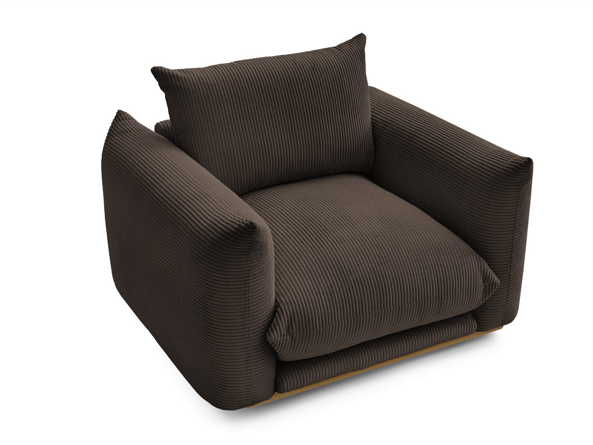 Fauteuil ERNEST tissu velours côtelé