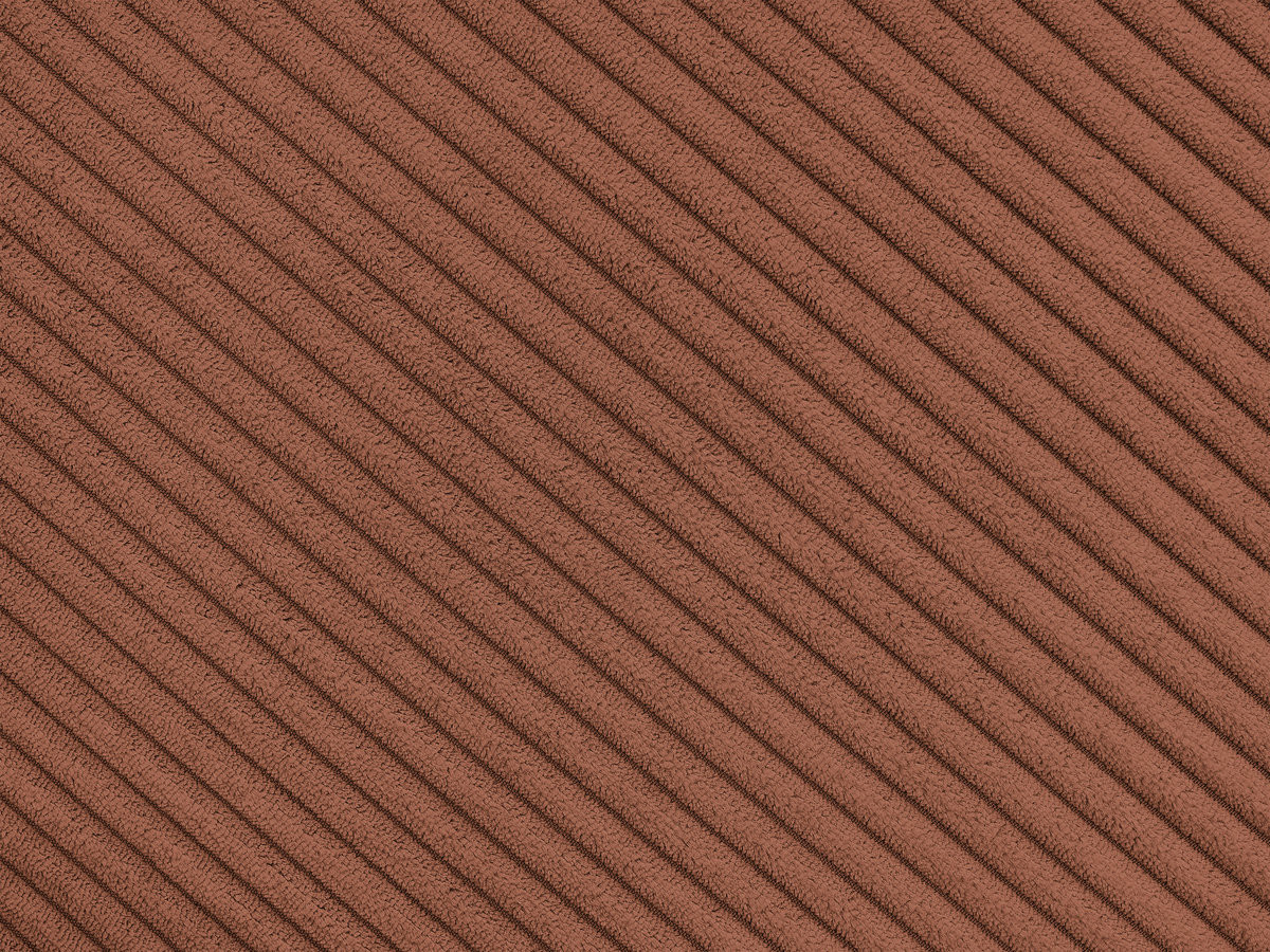 Fauteuil ERNEST velours côtelé orange — vue 6