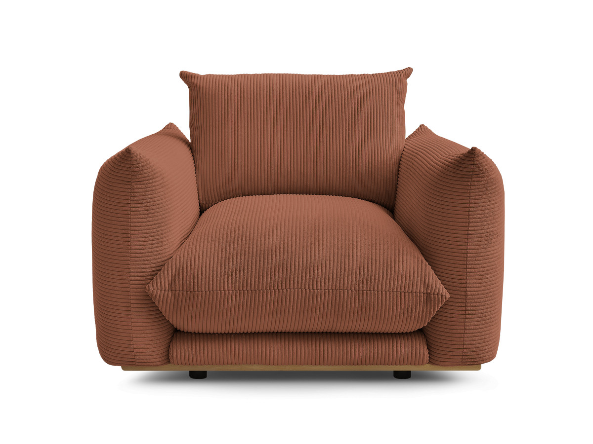 Fauteuil ERNEST tissu velours côtelé