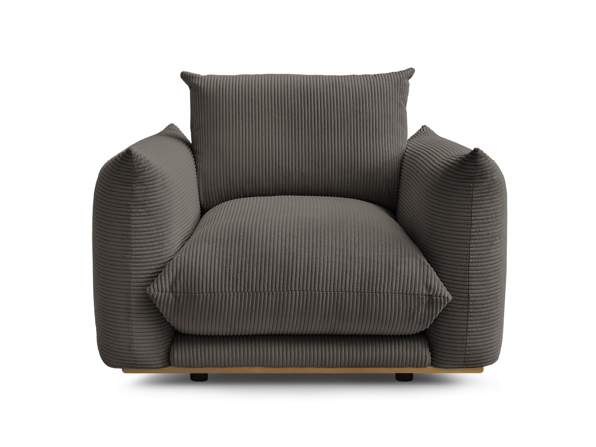 Fauteuil ERNEST tissu velours côtelé