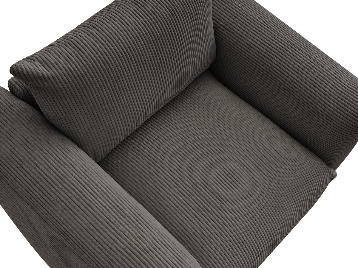 Fauteuil ERNEST tissu velours côtelé