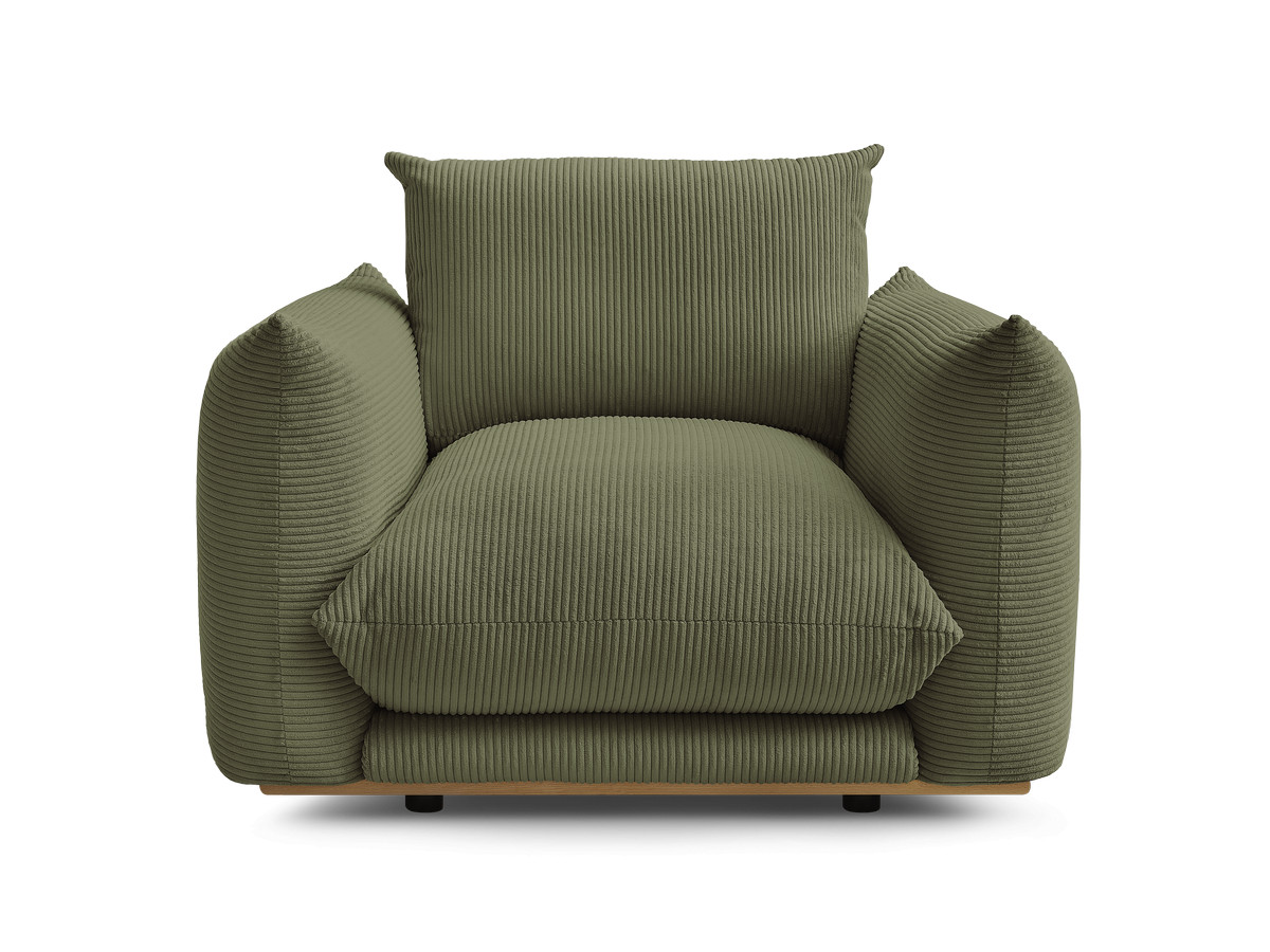 Fauteuil ERNEST tissu velours côtelé