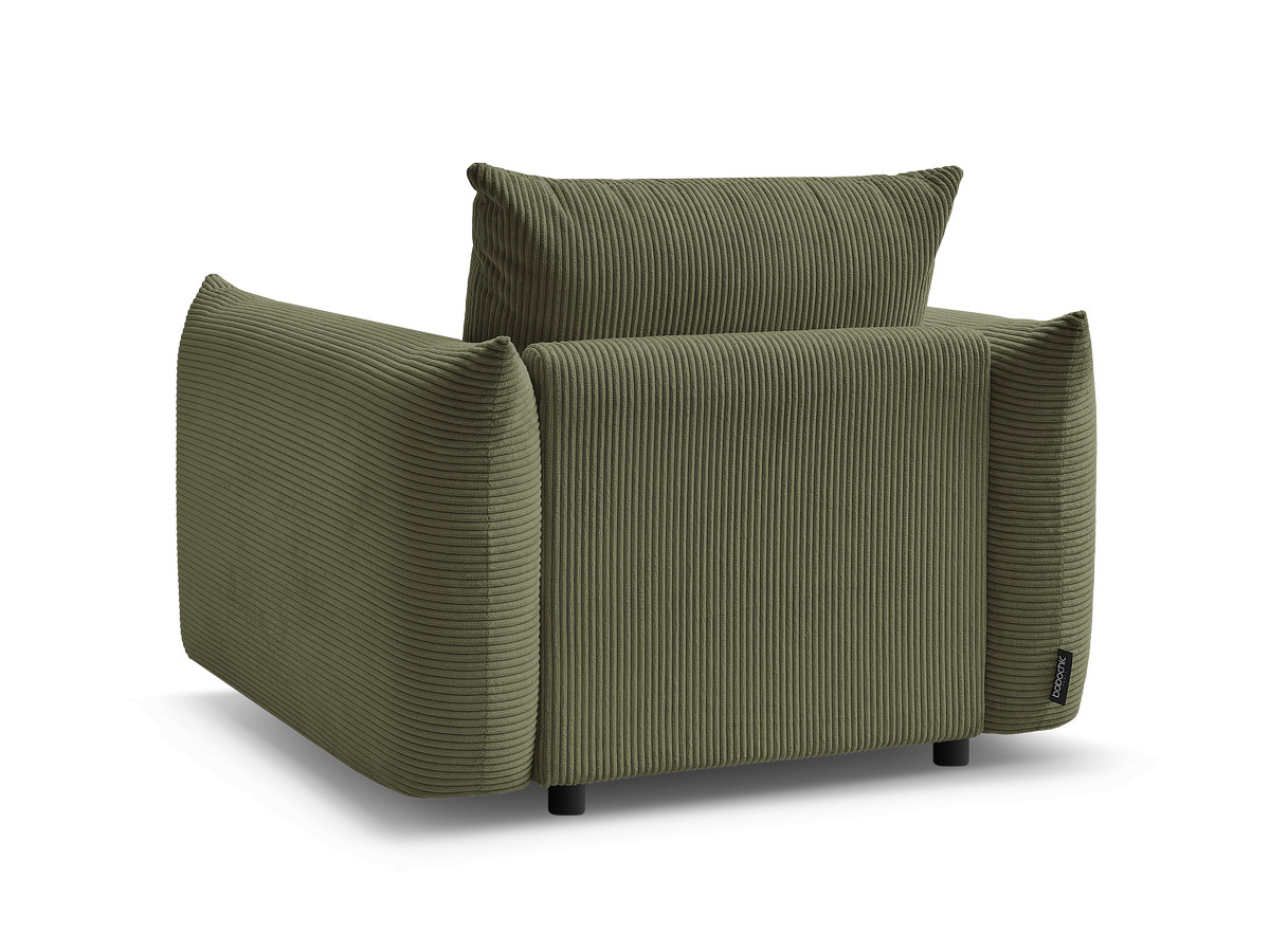 Fauteuil ERNEST tissu velours côtelé