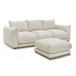 Droit fixe + pouf