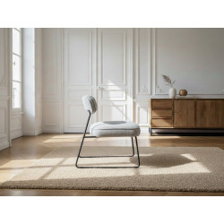 Lot de 2 fauteuils MANON bouclette - vue 4