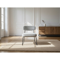 Lot de 2 fauteuils MANON bouclette - vue 3
