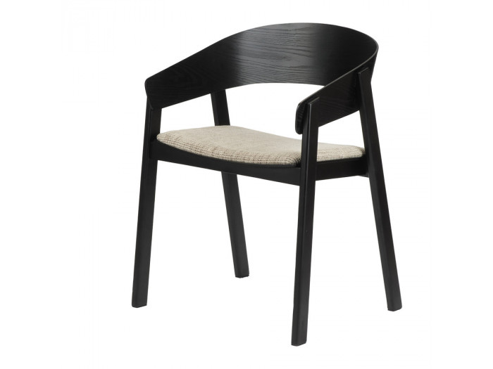 Lot de 2 chaises de table RANI avec accoudoir