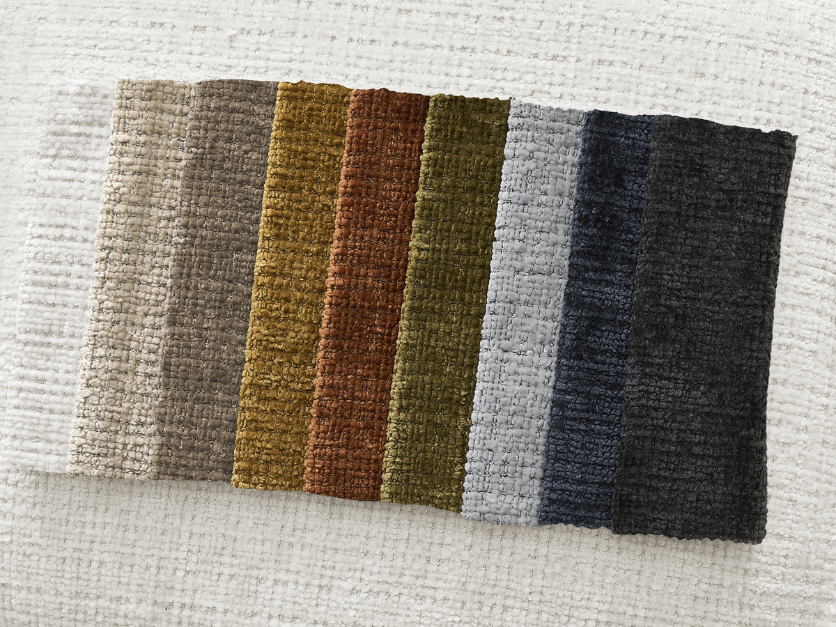 Pouf NEIL texturé blanc — vue 4