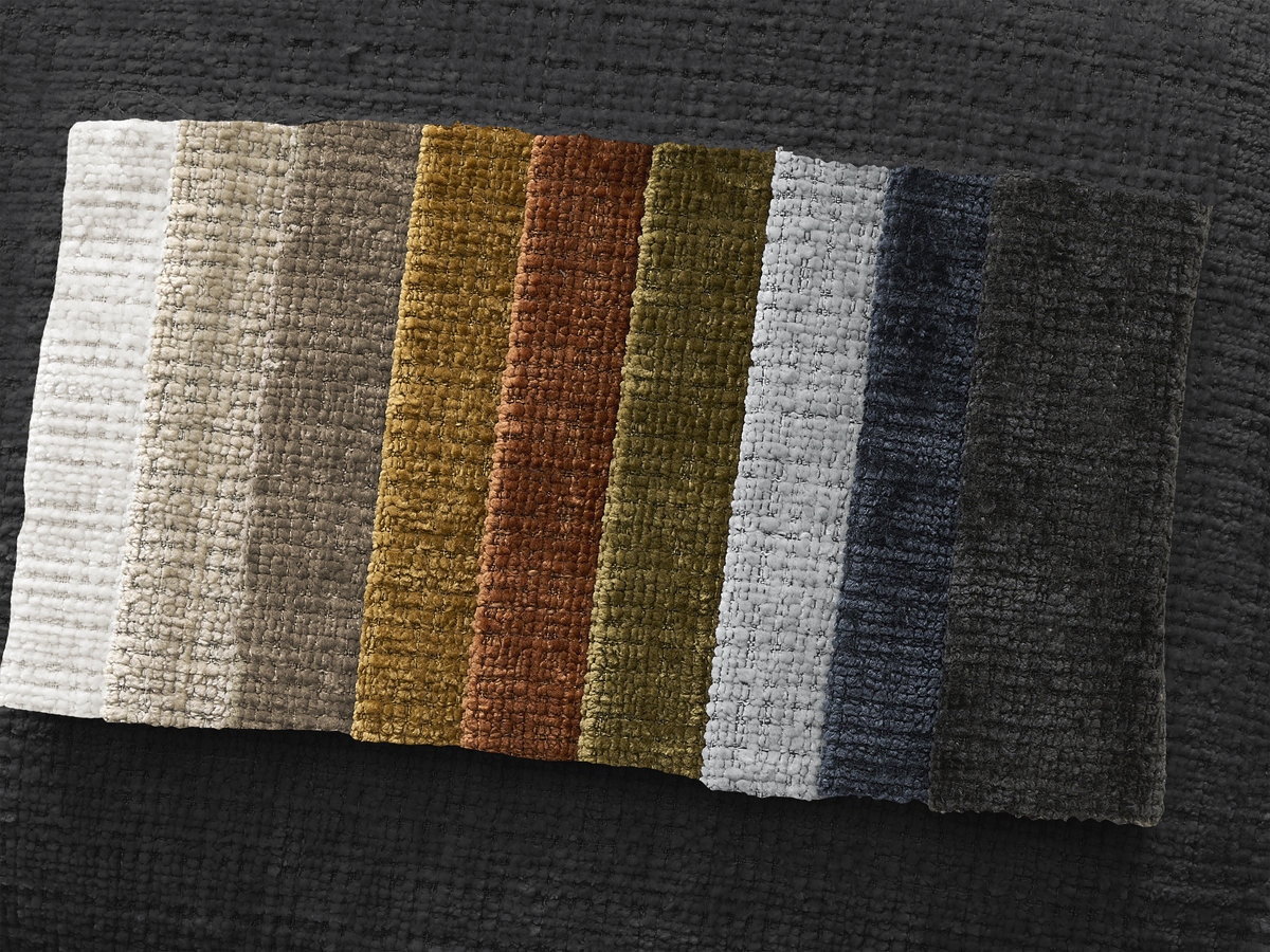 Pouf NEIL texturé noir — vue 4