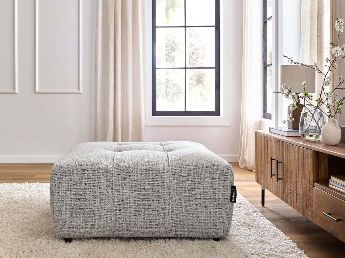 Pouf ARSENE gris clair — vue 5