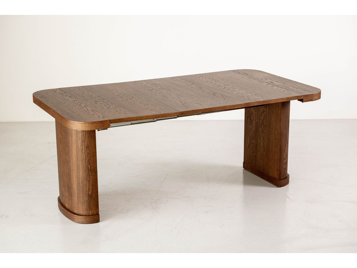 Uitschuifbare console 45 tot 187 cm CASSIS massief eiken fineer