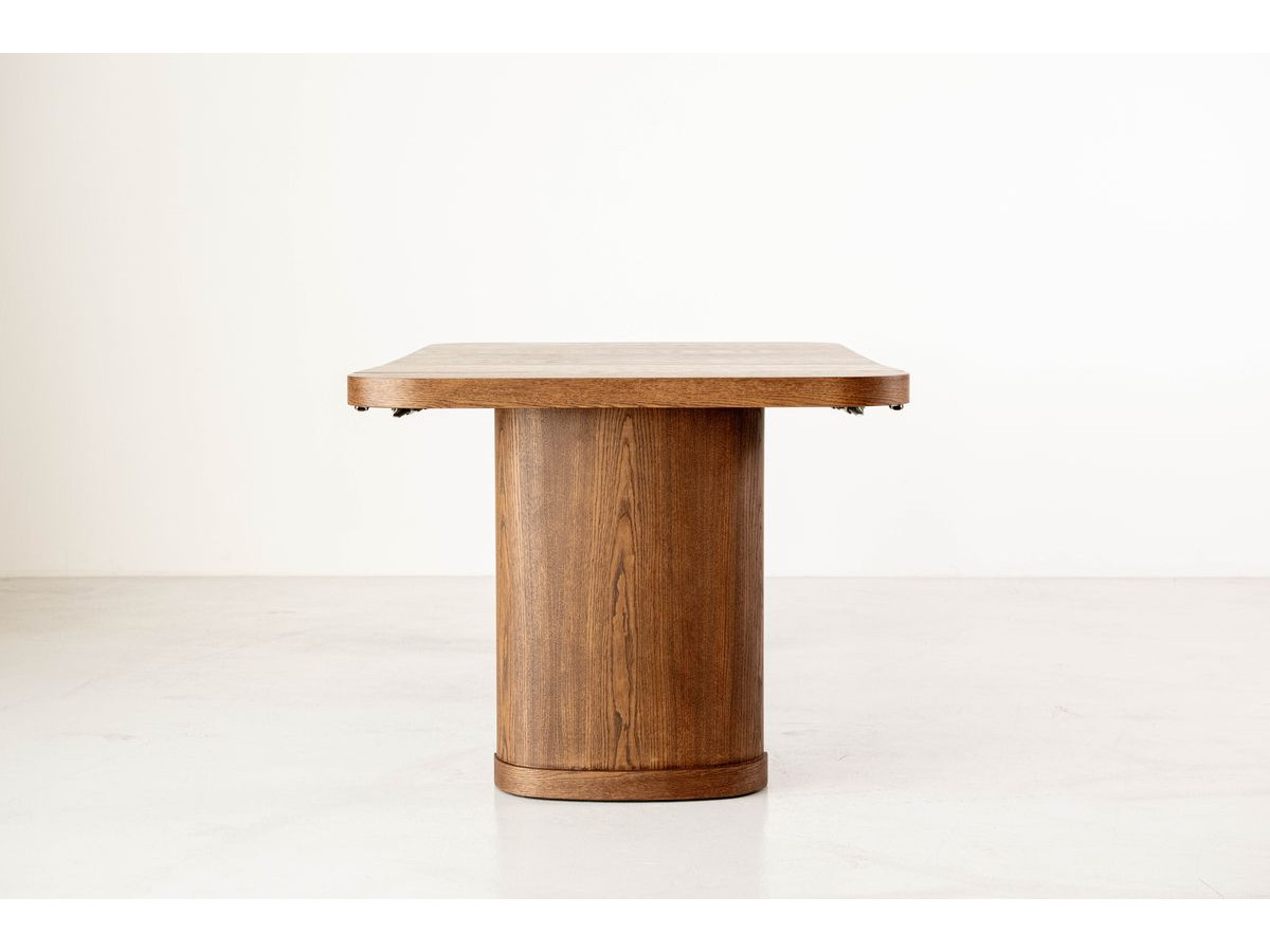 Uitschuifbare console 45 tot 187 cm CASSIS massief eiken fineer