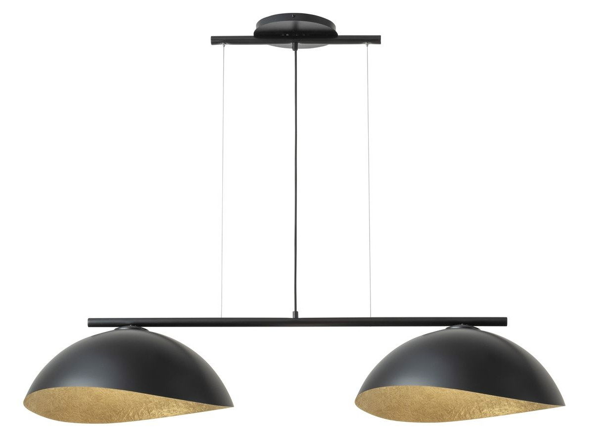 Lustre ALTEA multi-lampes bicolore en acier