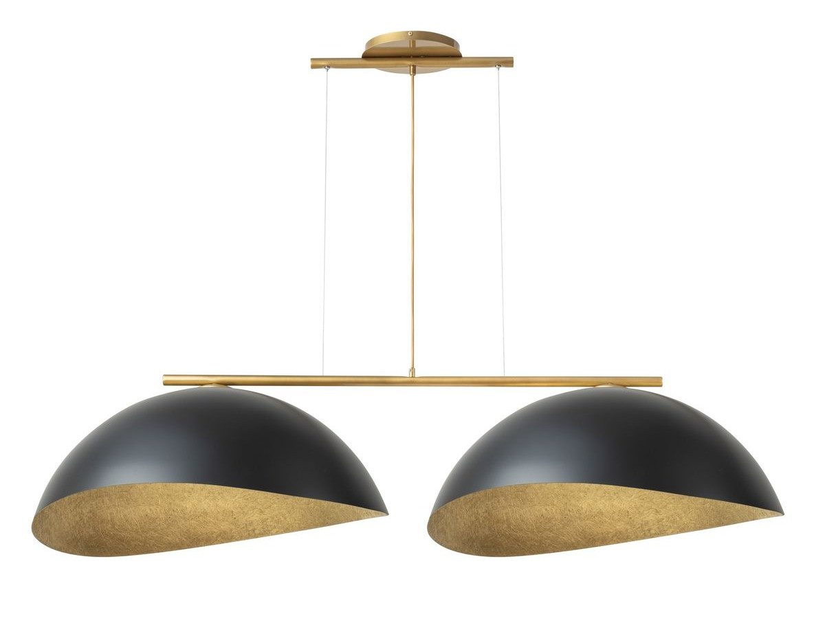 Lustre ALTEA multi-lampes bicolore en acier