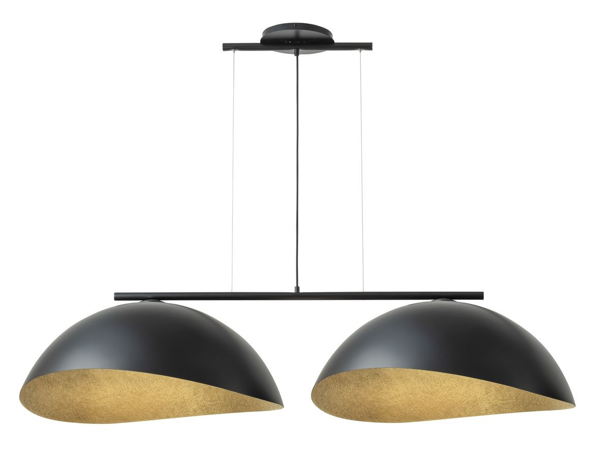Lustre ALTEA multi-lampes bicolore en acier