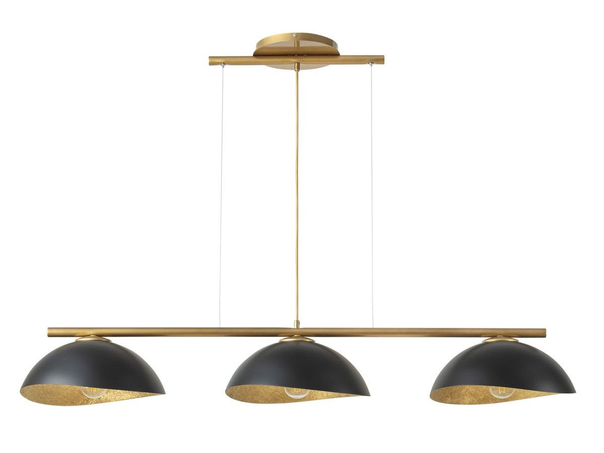 Lustre ALTEA multi-lampes bicolore en acier
