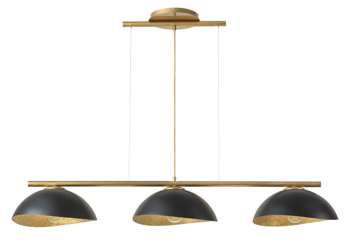 Lustre ALTEA multi-lampes bicolore en acier