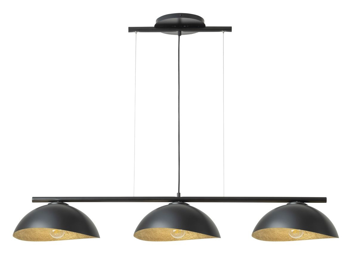 Lustre ALTEA multi-lampes bicolore en acier