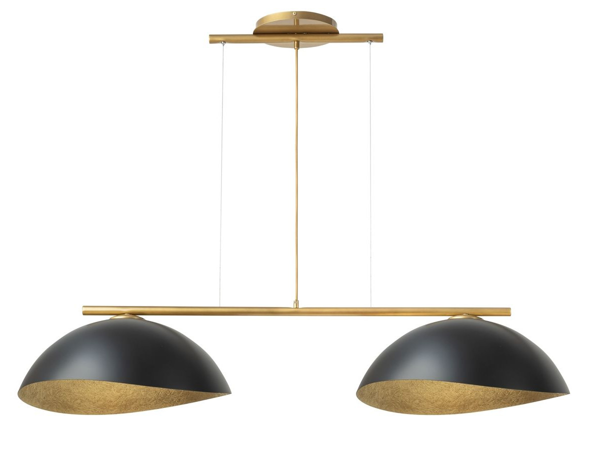 Lustre ALTEA multi-lampes bicolore en acier