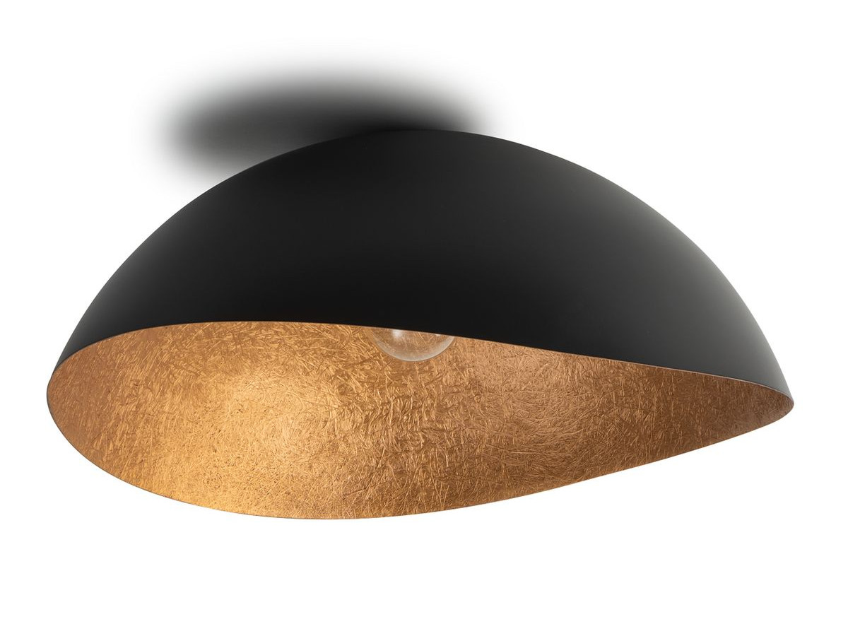 Plafonnier ALTEA bicolore noir en acier