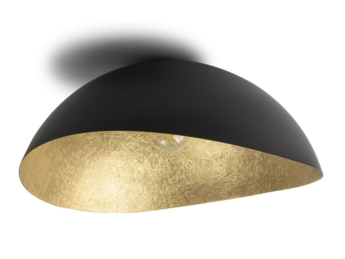 Plafonnier ALTEA bicolore noir en acier