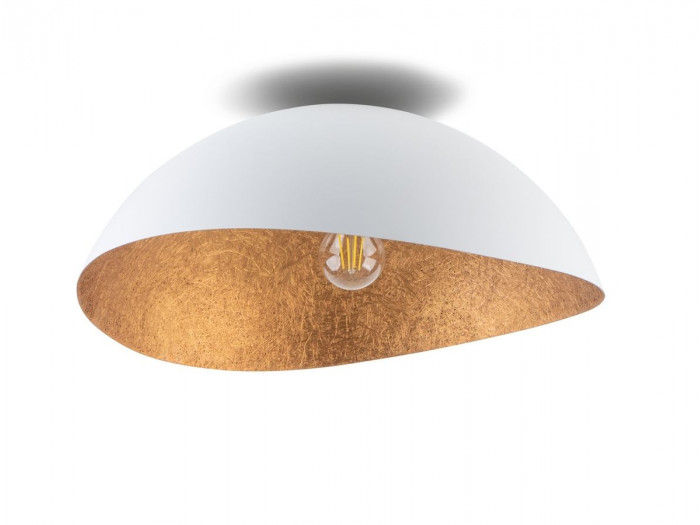 Plafonnier ALTEA bicolore blanc en acier