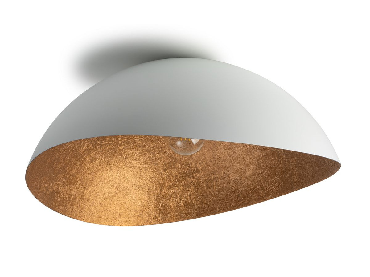 Plafonnier ALTEA bicolore blanc en acier