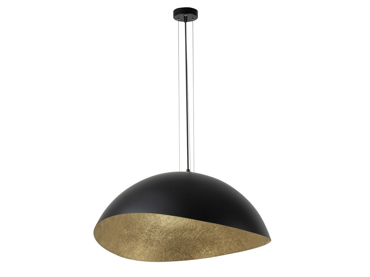 Lustre ALTEA bicolore noir en acier