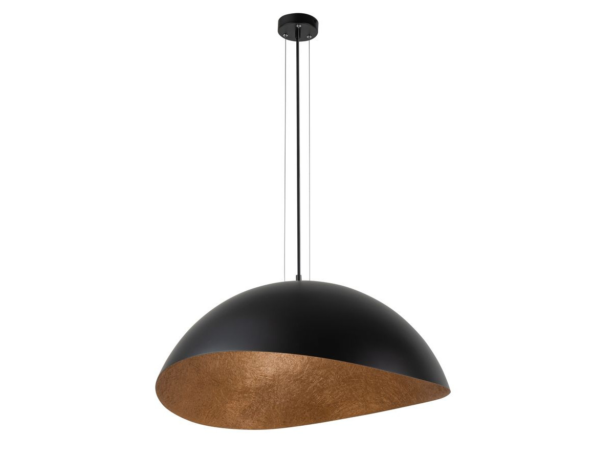 Lustre ALTEA bicolore noir en acier