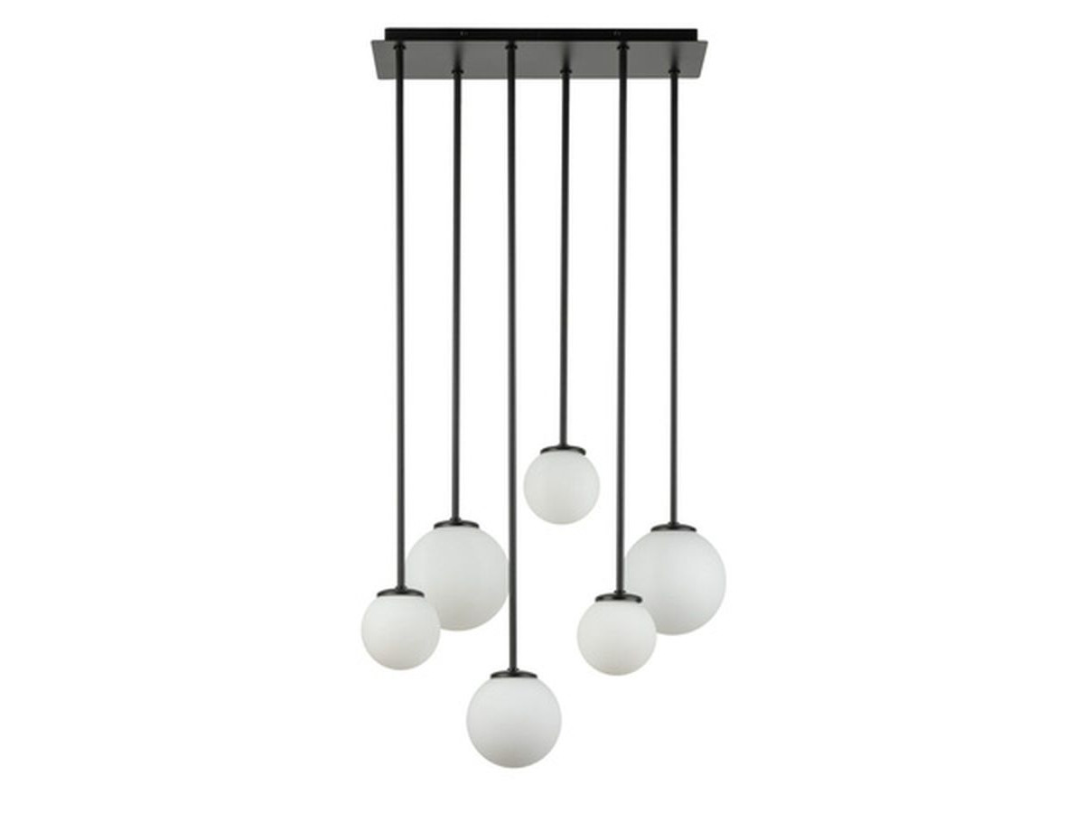 Lustre long AMBROISE en acier