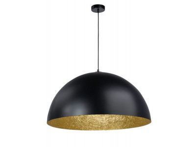 Lustre YSOLDE bicolore noir en acier