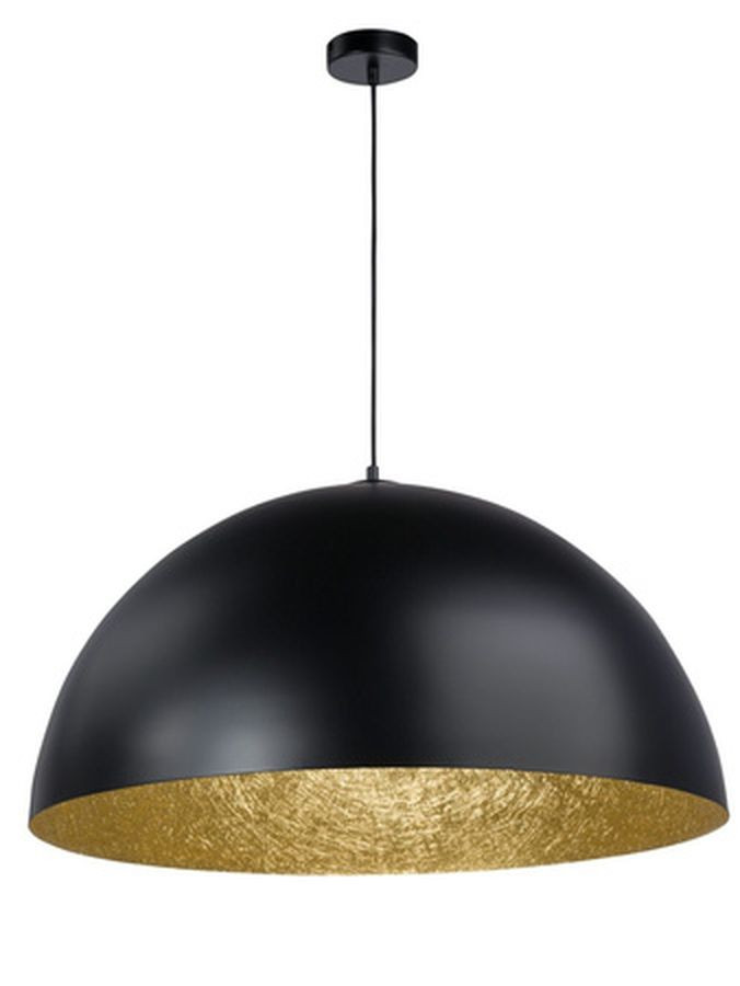 Lustre YSOLDE bicolore noir en acier